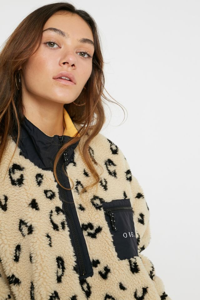 Obey leopard clearance hoodie