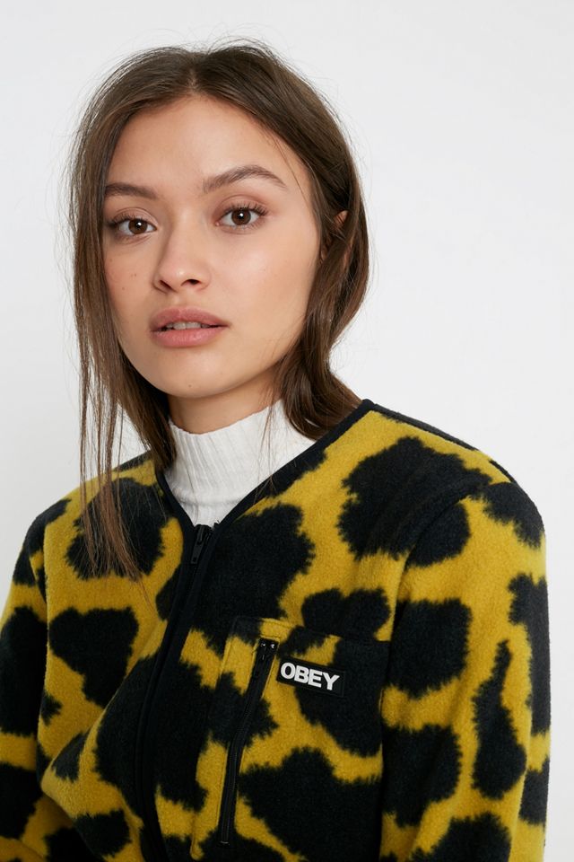 OBEY Caravan Patterned Fleece Jacket #1