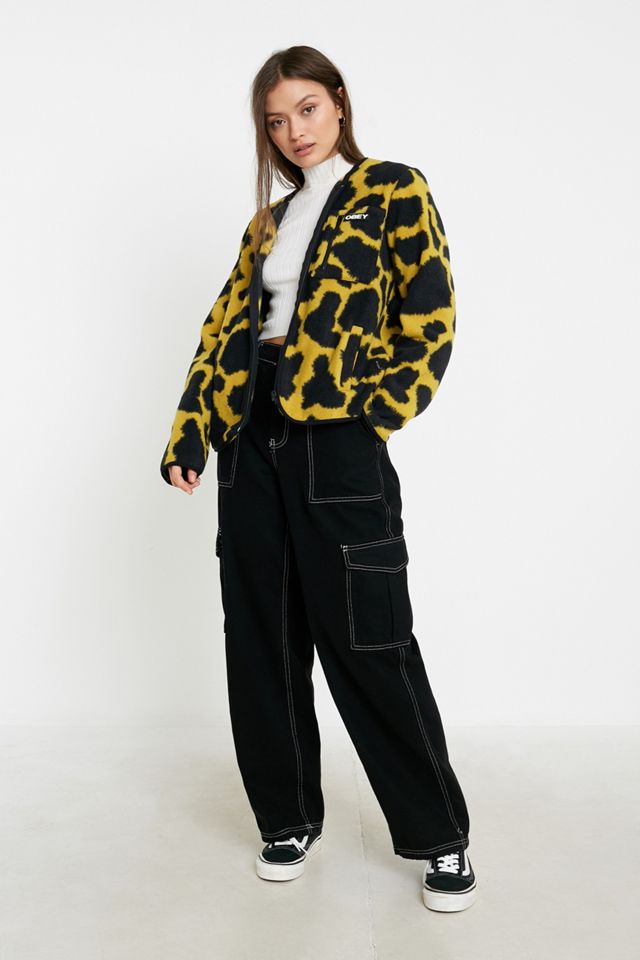 OBEY Caravan Patterned Fleece Jacket #2