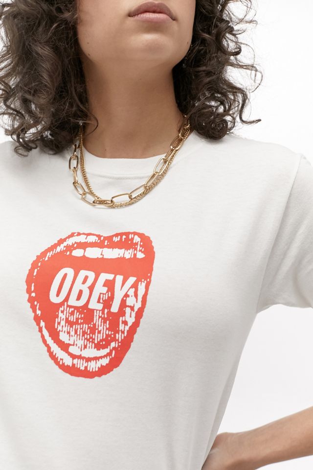 OBEY - T-shirt court Screamin' Lips 2  #1