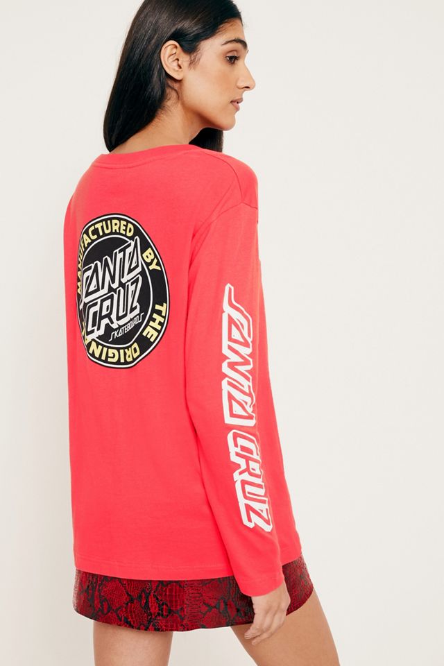 Santa Cruz Red Logo Long Sleeve T-Shirt #1