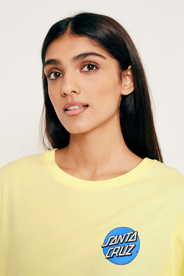 Santa Cruz Classic Dot Giallo Logo T-Shirt #2