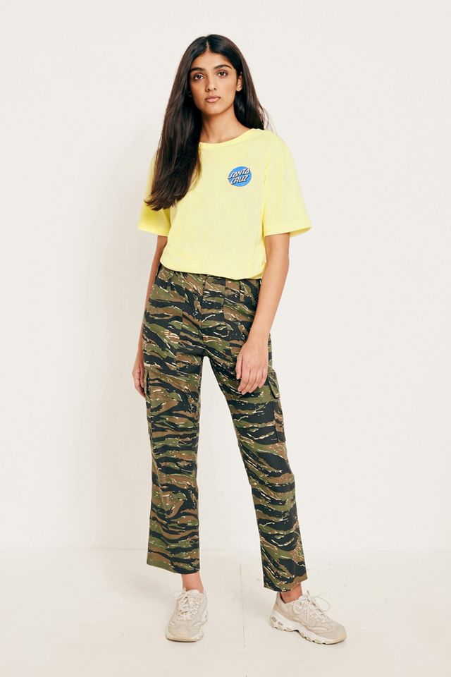 Santa Cruz Classic Dot Giallo Logo T-Shirt #4