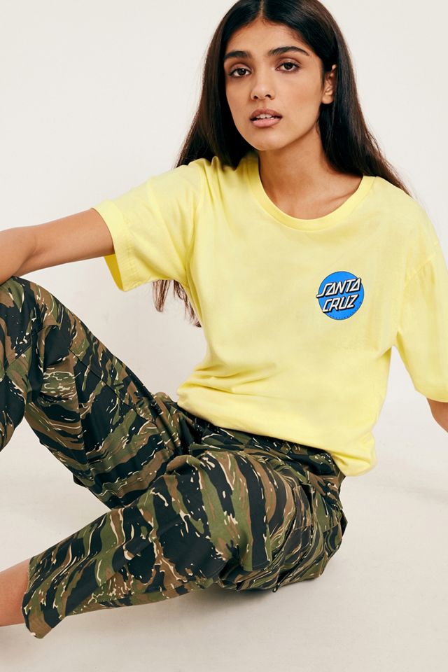 Santa Cruz Classic Dot Giallo Logo T-Shirt #5