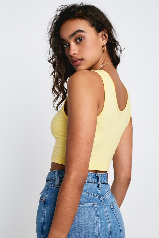Santa Cruz UO Exclusive Yellow Crop Vest #3