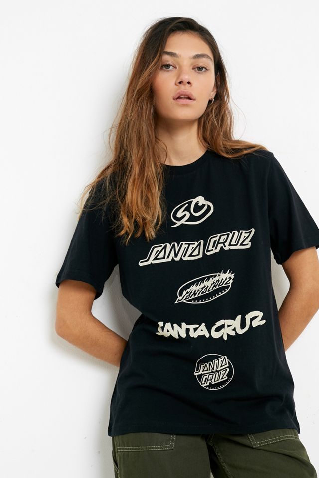 Santa Cruz - T-shirt logos multiples #1