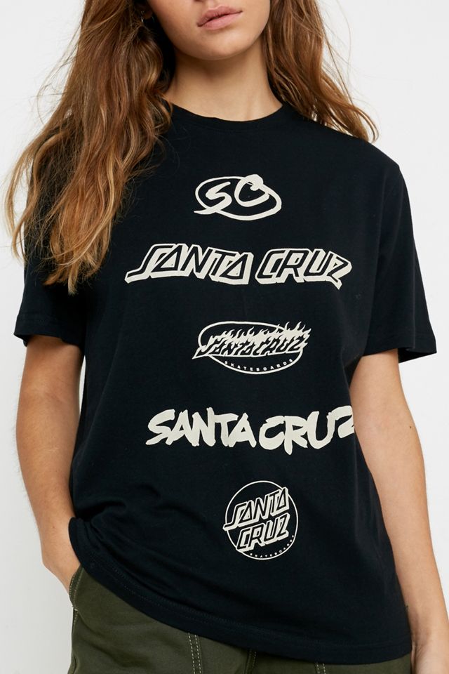 Santa Cruz - T-shirt logos multiples #2