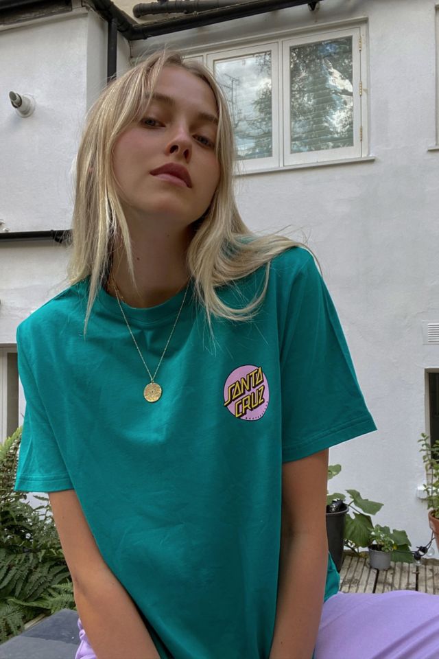 Santa Cruz Dot Logo T-Shirt | Urban Outfitters UK