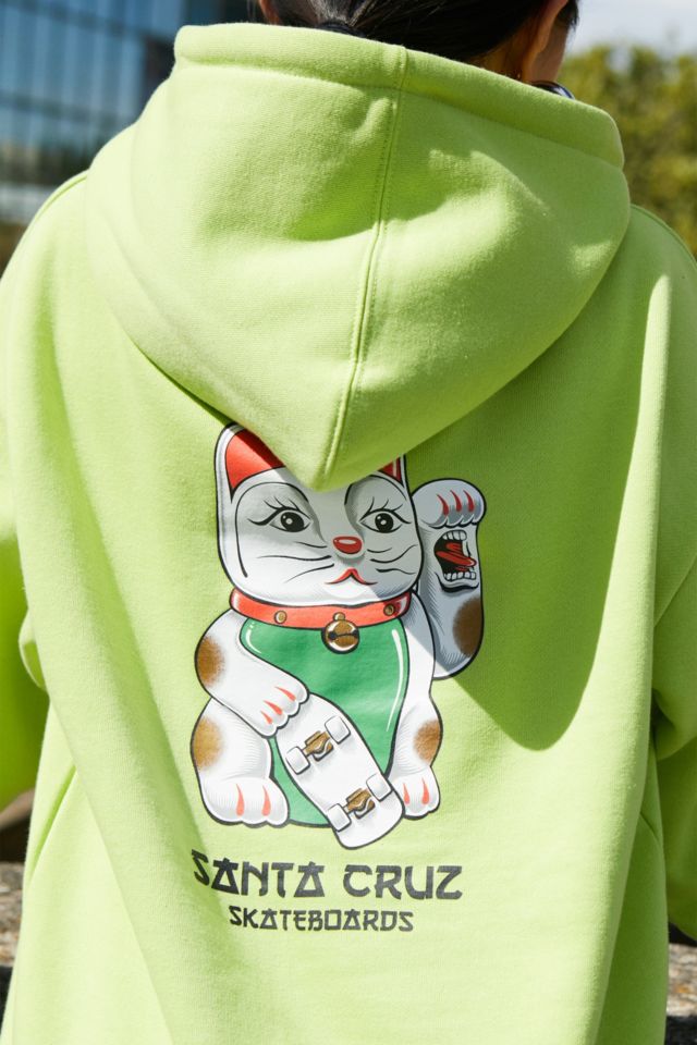 Santa cruz discount lucky cat hoodie