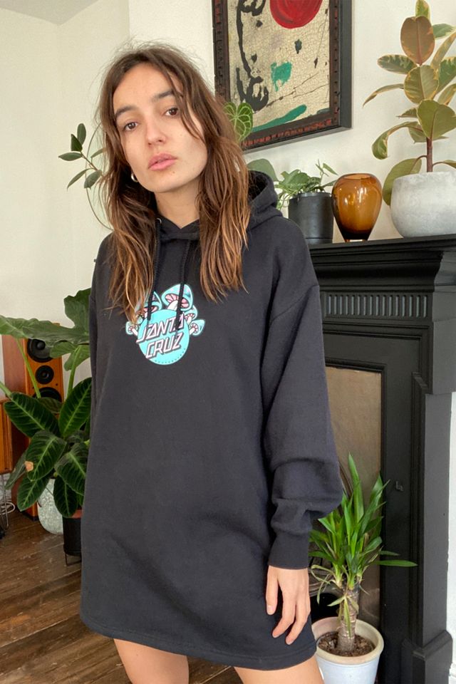Santa Cruz UO Esclusivo abito con cappuccio con logo nero #1