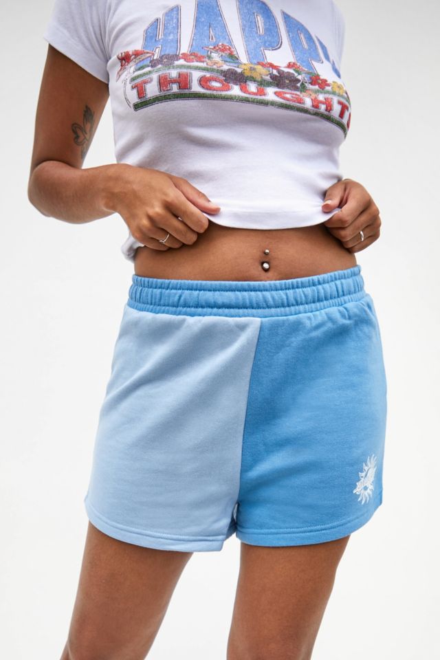 Santa Cruz UO Exclusive Crescent Dot Panel Shorts | Urban Outfitters UK