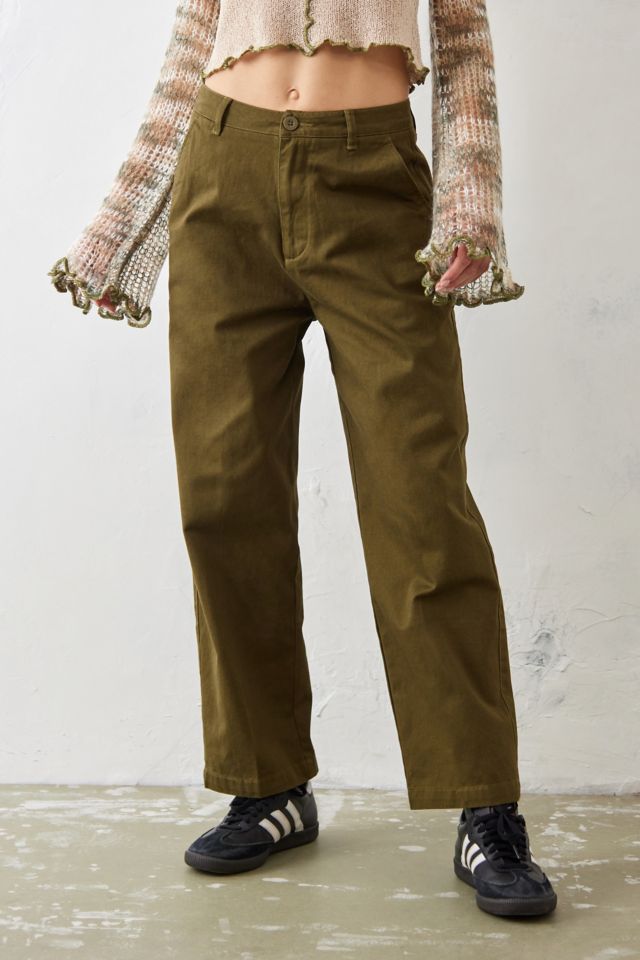 Santa Cruz Khaki Nolan Chino Trousers Urban Outfitters UK