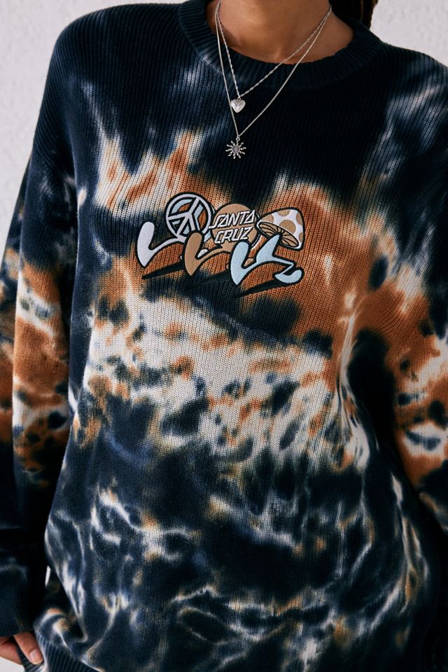 Santa Cruz Maglione a maglia Tie-Dye Applique Urban Outfitters IT