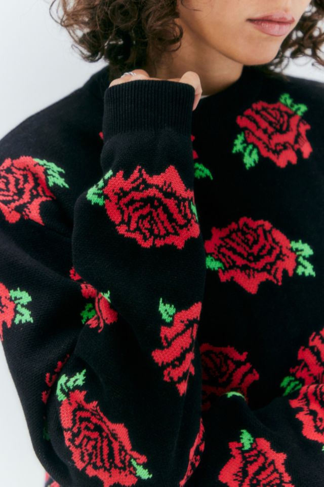 Santa Cruz Roses Knitted Jumper | Urban Outfitters UK