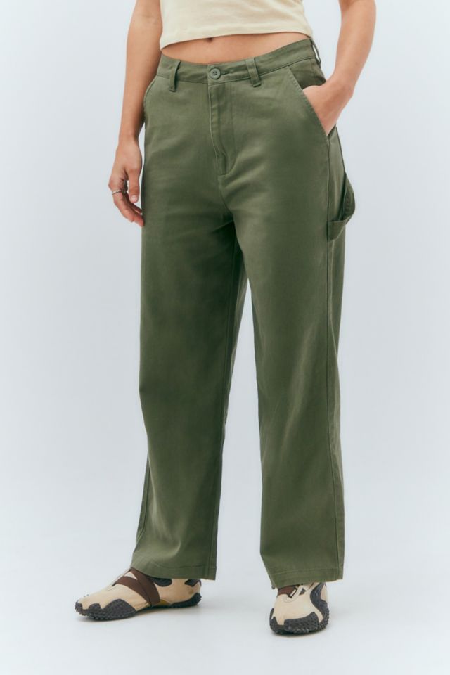 Olive green hot sale carpenter pants