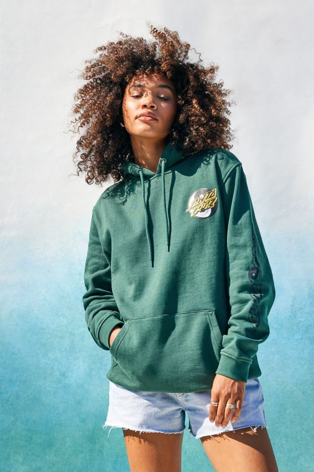 Green santa shop cruz hoodie