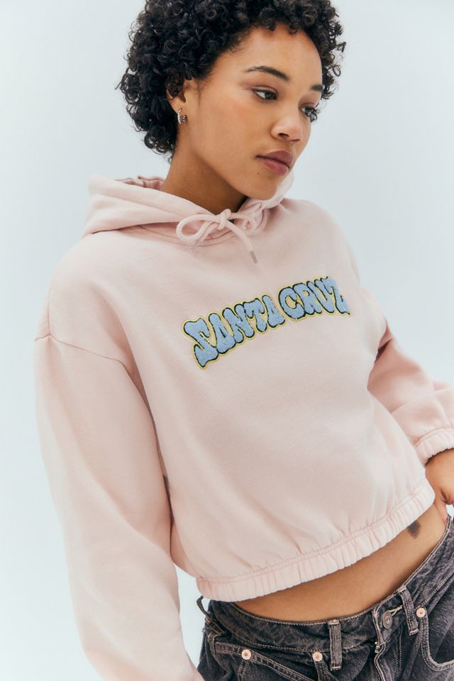 Santa Cruz - Sweat à capuche court avec motif papillon galactique #1