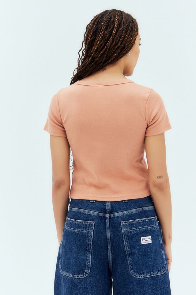 Santa Cruz Dressen Rose Cropped T-Shirt #3