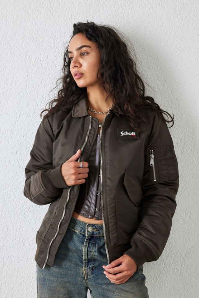 Schott bomber shop jacket womens