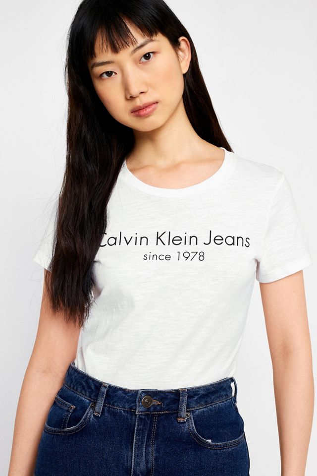Calvin Klein Jeans 1978 White T-Shirt #4