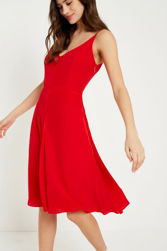 Calvin klein sale red dresses