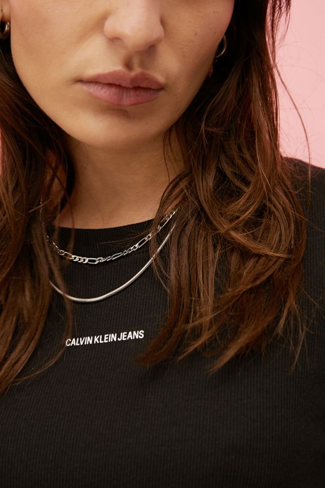 Calvin Klein Black Ribbed Crop Top #2