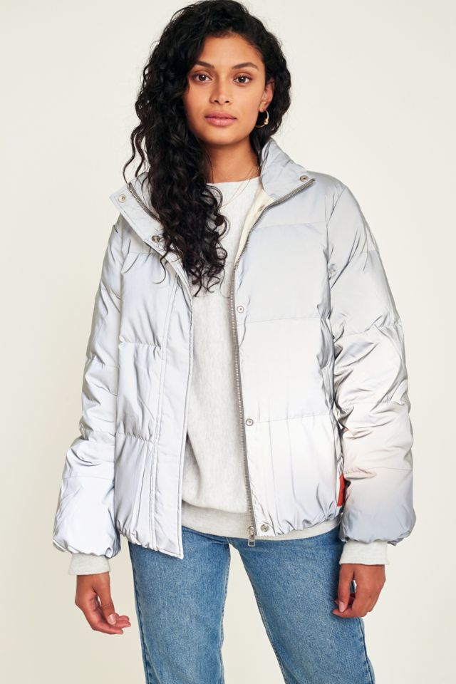 Calvin klein jeans padded shop jacket with reflective technology