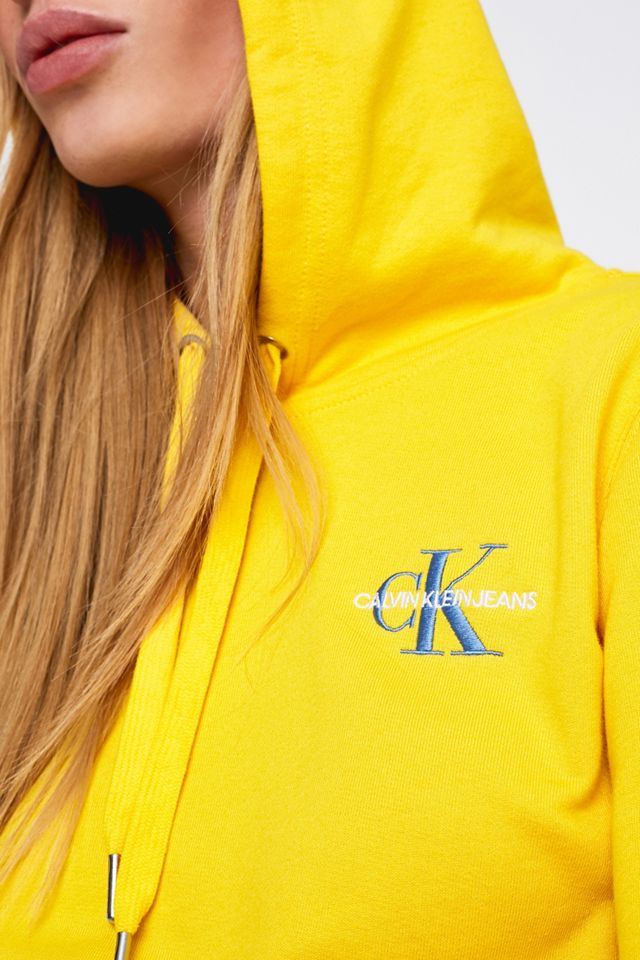 Calvin Klein Jeans Lemon Monogram Logo Felpa con cappuccio #1