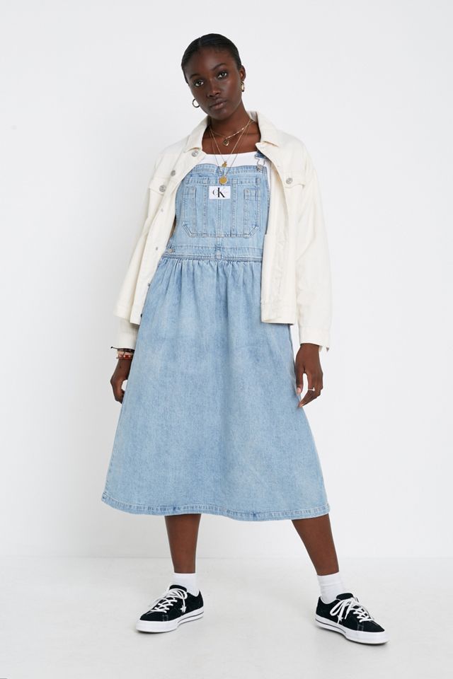 Calvin Klein Jeans Icónico Vestido Midi de Pinafore #2