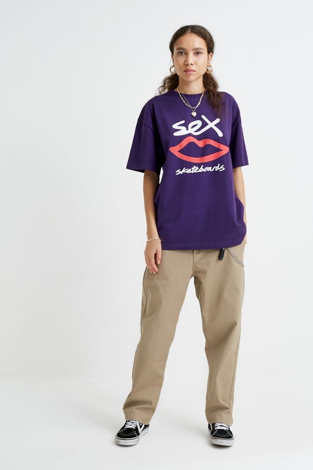 Sex Skateboards - T-shirt à logo violet #2