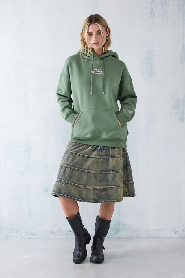 Von Dutch - Sweat à capuche avec logo kaki, exclusivité UO #2