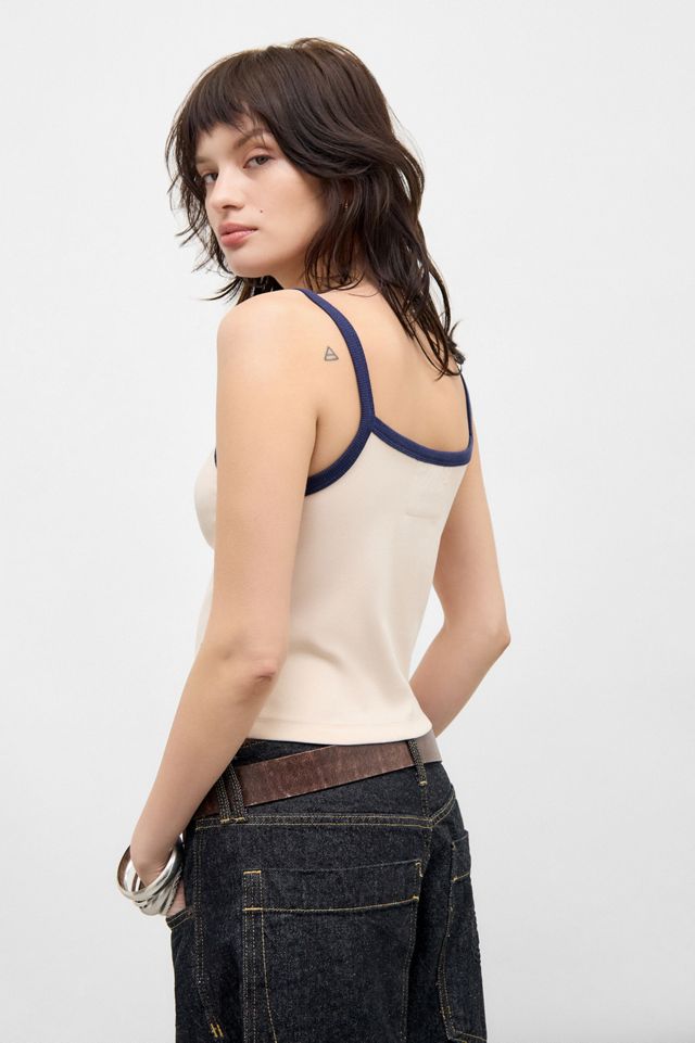 Von Dutch UO Exclusive Débardeur Écru à bords contrastants #4