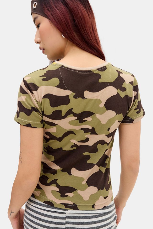 Camiseta de Camuflaje con Costuras en Contraste Von Dutch #3
