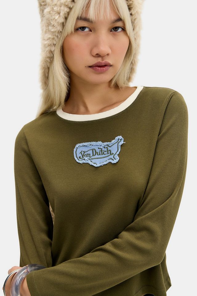 Von Dutch UO Exclusive Varsity Stricktop #1
