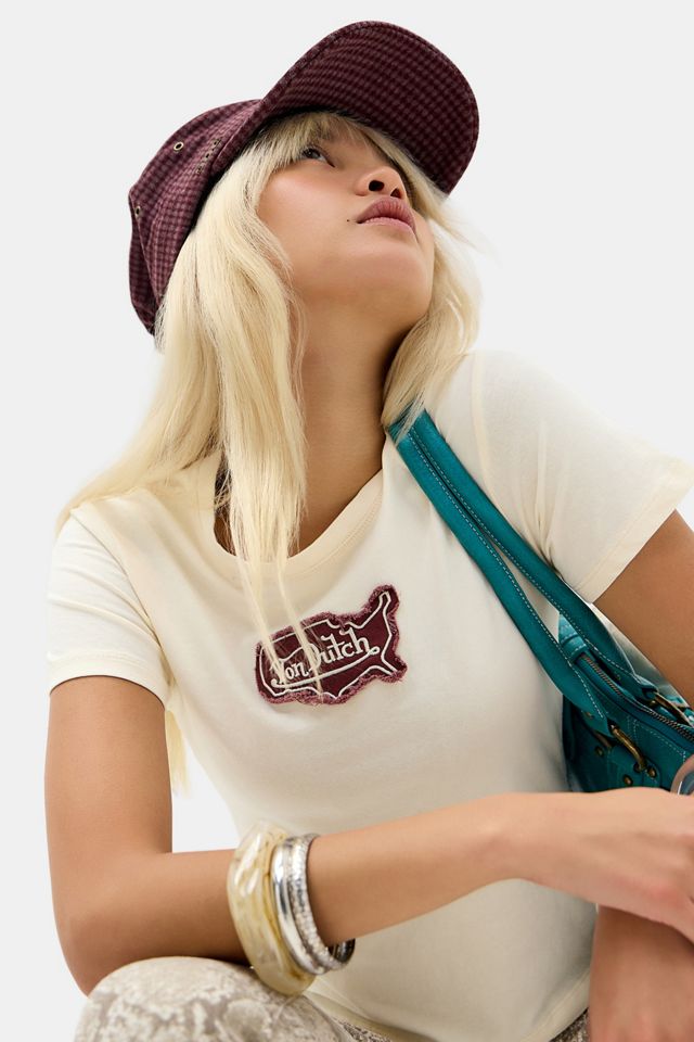 Von Dutch UO Exklusives Ecru Baby-T-Shirt #1