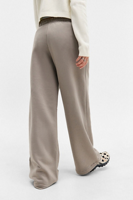 Hanaoops Donna Casual a Gamba Larga Pantaloni A Vita Alta Elastico Casual Pantaloni con TaschePantaloni della Tuta Donna, per Yoga e Fitness, Pantaloni da Donna L