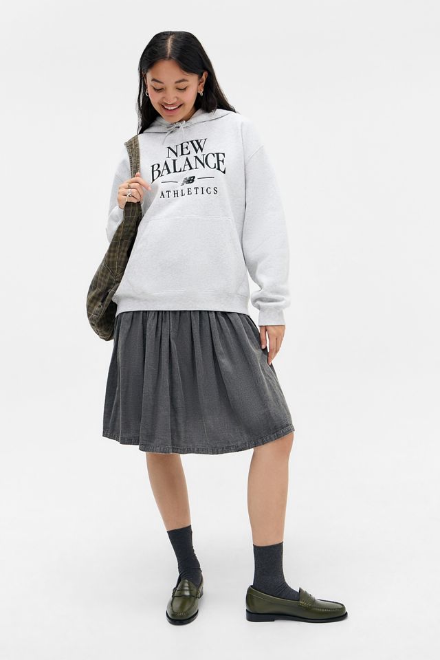 New Balance Linear Heritage Bestickter Kapuzenpullover #2