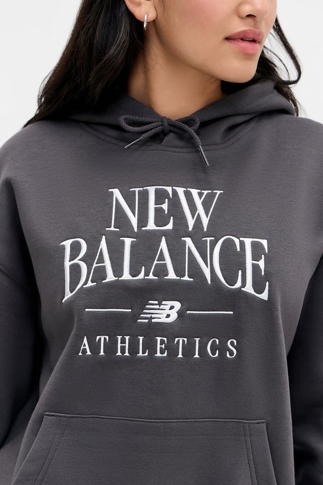 New Balance Linear Heritage Embroidered Hoodie #1