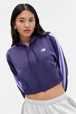 Sudadera con Capucha Corta con Cinta Interlock New Balance