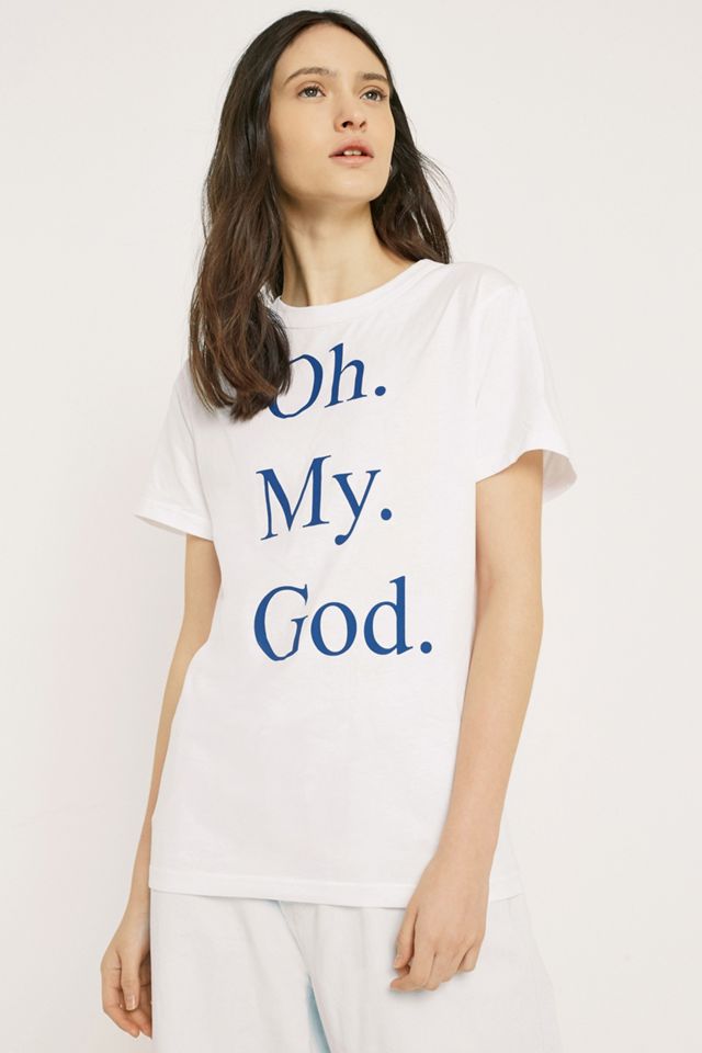 Peter Jensen Oh My God White T-Shirt #5