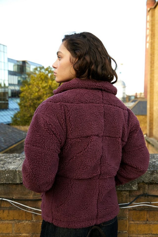 Columbia – Sherpa-Steppjacke „Lodge“ in Weinrot #2