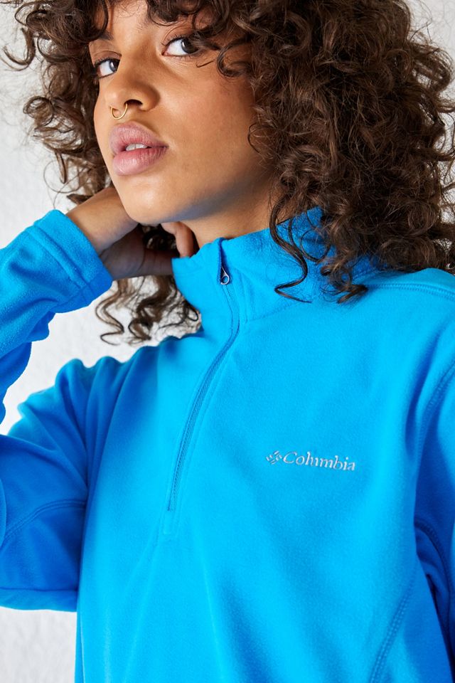 Columbia – Fleece „Klamath“ mit Kurzreißverschluss in Blau #1