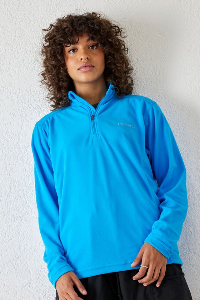 Columbia – Fleece „Klamath“ mit Kurzreißverschluss in Blau #2
