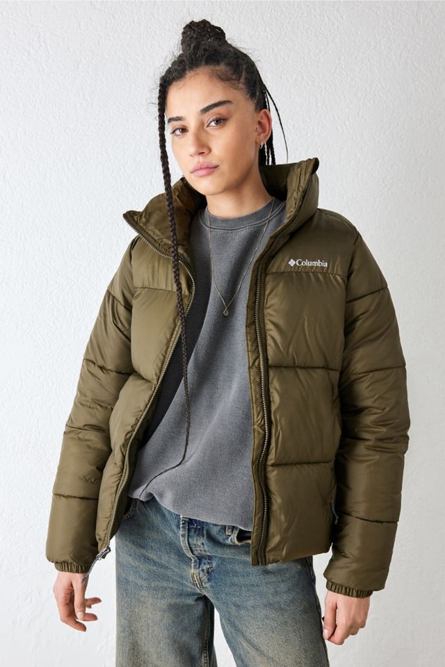 Columbia olive green outlet jacket womens