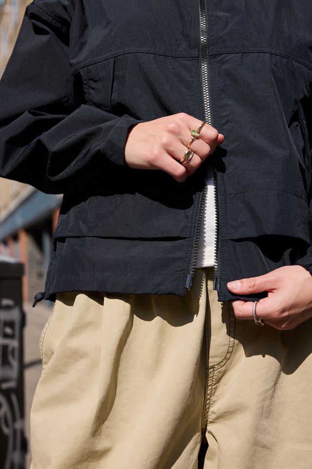 Columbia Black Paracutie Hooded Windbreaker #4