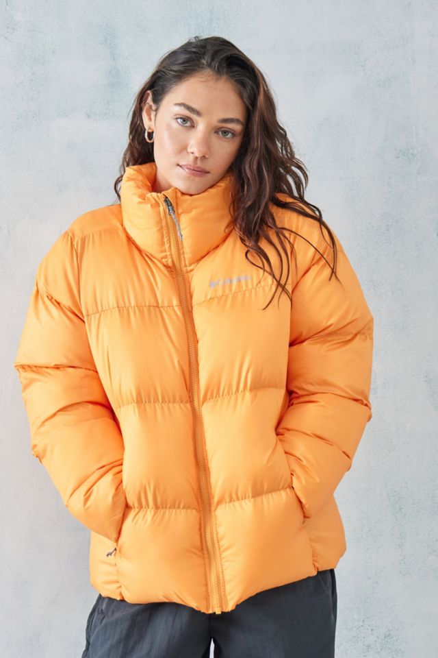 Columbia orange jacket women's sale