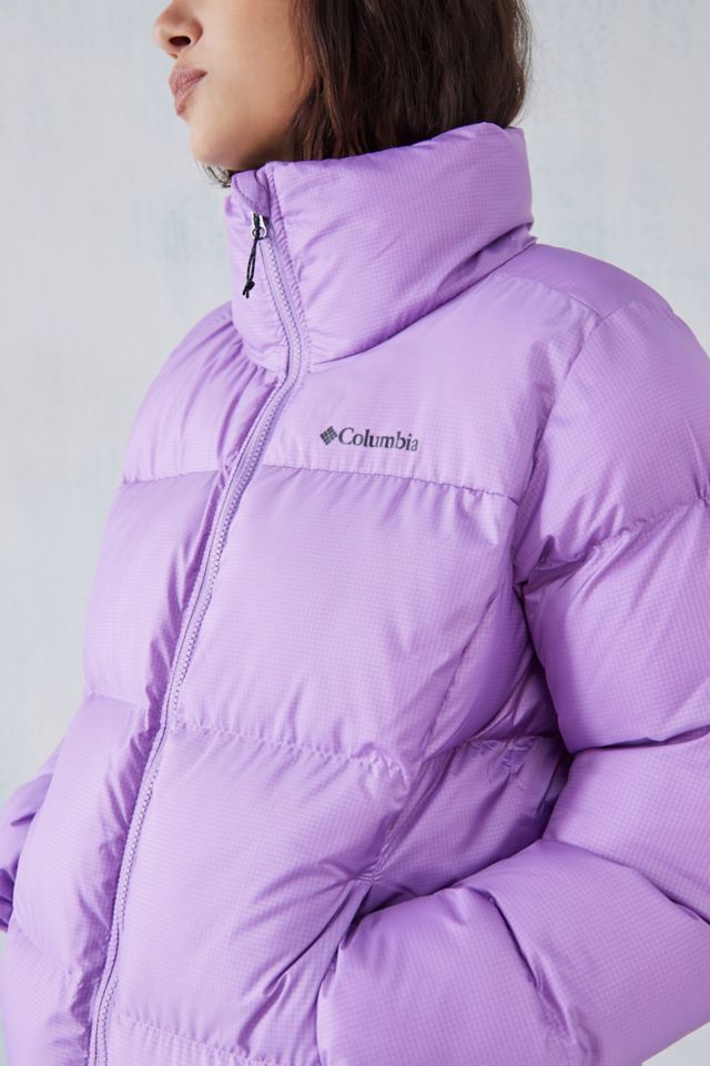 Columbia purple shop puffer jacket