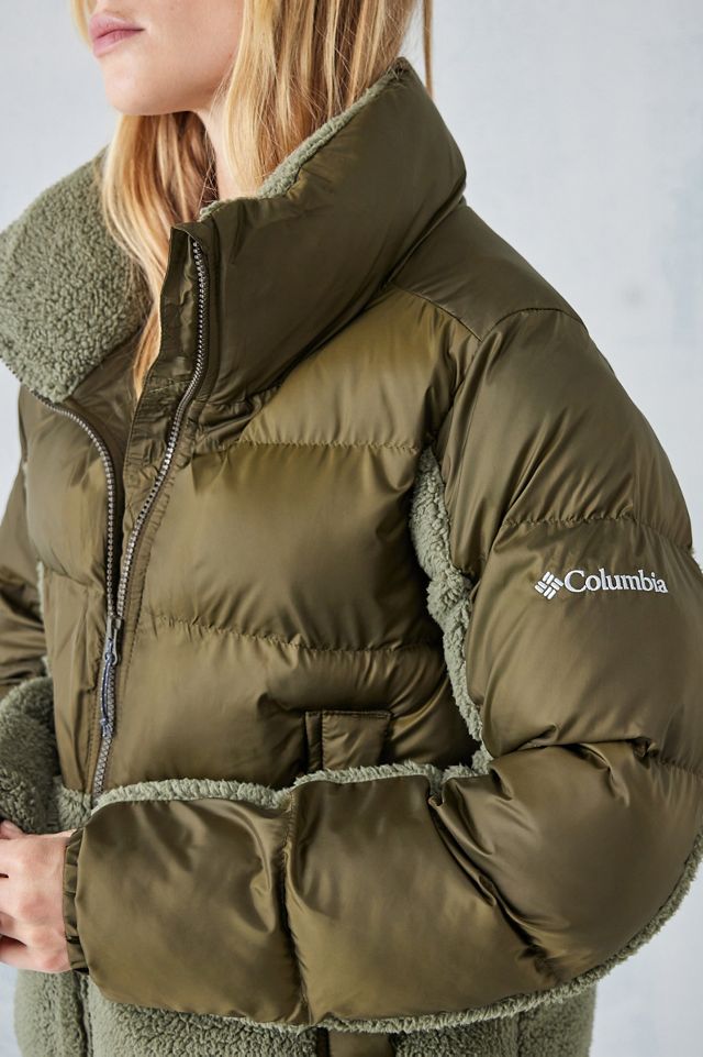 Columbia Olive Leadbetter Sherpa Puffer #1