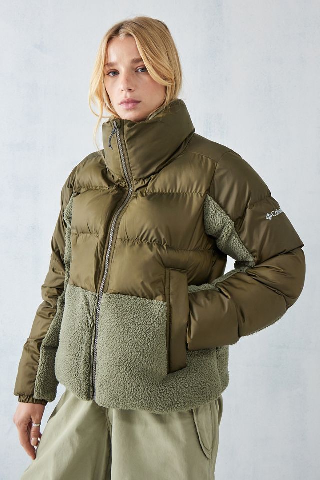 Columbia Olive Leadbetter Sherpa Puffer #2