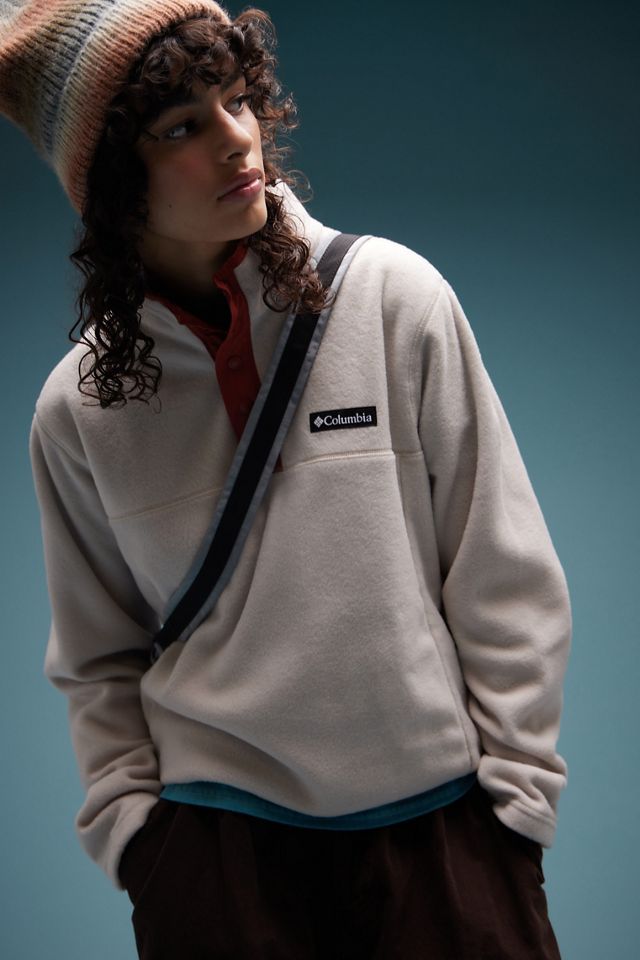 Columbia White Steens Half-Snap Fleece  #1